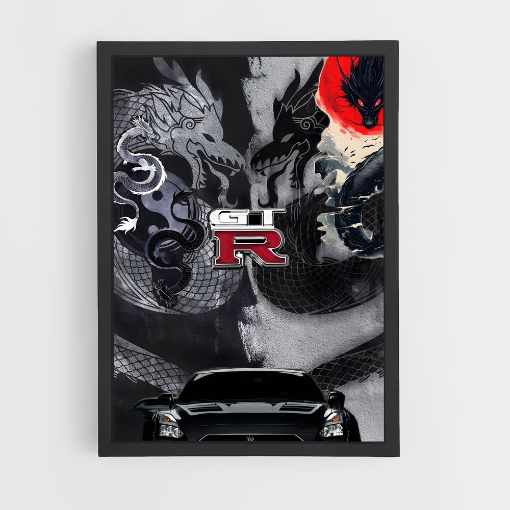 Poster Dragon GT-R – affiche Nissan (vue 2)